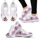 thumbnail image 1 of Zapatillas deportivas ligeras con cordones y diseño bohemio de flores de mandala color lavanda y estampado de Boston Terrier, 1 of 6