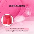 thumbnail image 3 of Sponeed Padded Bike Shorts Women Cycling Underwear Gel Road Biking Shorts for Ladies Pink S, 3 of 6