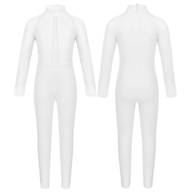 Gymnastics Leotard Ballet Dance Bodysuit Swimsuit For Kids Girls Ballerina Contemporary Modern Lyrical Stage Gym Dancing Costume6 Gong Bohan LED