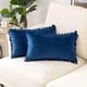 thumbnail image 5 of 2 fundas de almohada con forma de bola de color sólido - azul oscuro 30*50 Xemadio LRWJ223-8, 5 of 6