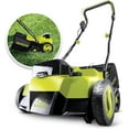 thumbnail image 1 of Sun Joe 24V-X2-DTS15 24-Volt* Cordless Scarifier + Dethatcher | 5-Depth Positions | 14-inch | Brushless Motor | with 2 x 4.0-Ah Batteries + Charger, 1 of 6