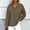 Khaki, variant on Womens Long Sleeve V Neck Sweaters，soft Basic Pullover Jumper Top， Fall Casual Classic blouses