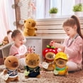 thumbnail image 3 of YSZZYSM 10.2" Capybara Plush Toy with 9 Outfits & Accessories, Super Soft Stuffed Animal Dress Up Gift Set for Kids, 3 of 8