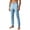 Blue@GC@, variant on CONZONE Men's Suit Pants Slim Fit Dress Pants for Men Trendy Buttons Solid Casual Formal Business Pant With Pockets