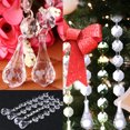 thumbnail image 3 of 12 Uds colgante decorativo de Navidad colgante de cristal de gota romántica decoración del hogar Hugtrwg  Para estrenar, 3 of 6
