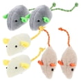 thumbnail image 1 of 6 juguetes para gatos, ratones de peluche, ratones de juguete falsos para gatos, juguetes para morder y masticar., 1 of 8