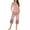 Red, variant on WIZUTIZ Pajamas for Women Pj Set Women's Round Neck Lattice Print Short Sleeve Sleepshirt And Pants Sets Homewear Pajamas With Pockets Tax Free Weeke