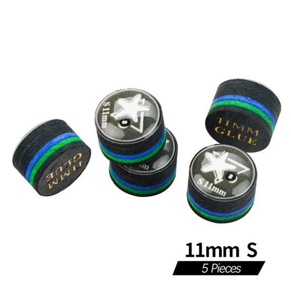 CRICAL Rainbow Tip Billiards Tips 5pcs/lot SX/SS/S/M/MH/H 11mm/14mm Pool Cue Tip Snooker Cue Tip Billiard Cue Head Billiard Accessory