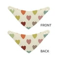 thumbnail image 6 of Kll Heart Polka Dot Dog Bandanas,Triangle Reversible Pet Scarf For Small Medium Large And Extra Large Dogs-Large, 6 of 8