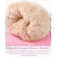 thumbnail image 2 of 2 Pairs Kids Fleece Lined Gloves Winter Thick Warm Thermal Cable Knit Gloves for 6-10 Years Boys Girls, 2 of 6
