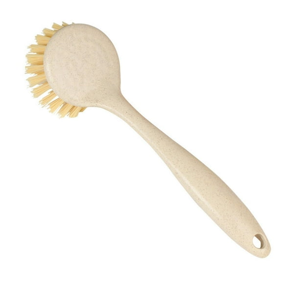 Kedshhgu Dish Brush Dish Scrubber with Long Handle, Pot and Pan Cleaning Brush Dish Scrubber with Stiff Bristle, for Cleaning Dishes, Pots and Pans, Kitchen Sink