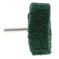 thumbnail image 4 of Herramientas rotativas de cepillo no tejido de vástago de 6 mm Herramientas rotativas para eliminar escoria de polvo de 60 x 25 x 6 mm verde Macarena  Rueda abrasiva no tejida, 4 of 8