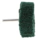 thumbnail image 4 of Rueda abrasiva de pulido de dibujo no tejido con vástago de 6 mm para limpieza de superficies metálicas 60 x 25 x 6 mm verde, 4 of 8