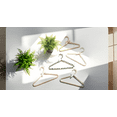 thumbnail image 4 of Concepts Heavy Duty Pearl Hangers White with White Ribbon — Coat Hangers, Pant Hangers, Skirt Hangers, Elegant Slim Design, 5-Pack, 4 of 13