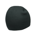 thumbnail image 3 of Top Headwear Solid Winter Short Beanies, Forest Green, 3 of 4