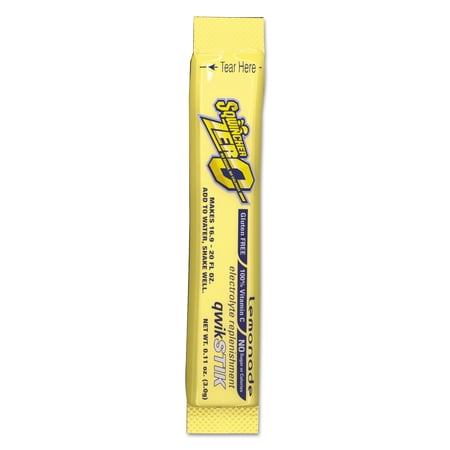 Sqwincher Sugar-Free Qwik Stik, Lemonade, 0.11 oz, Tube