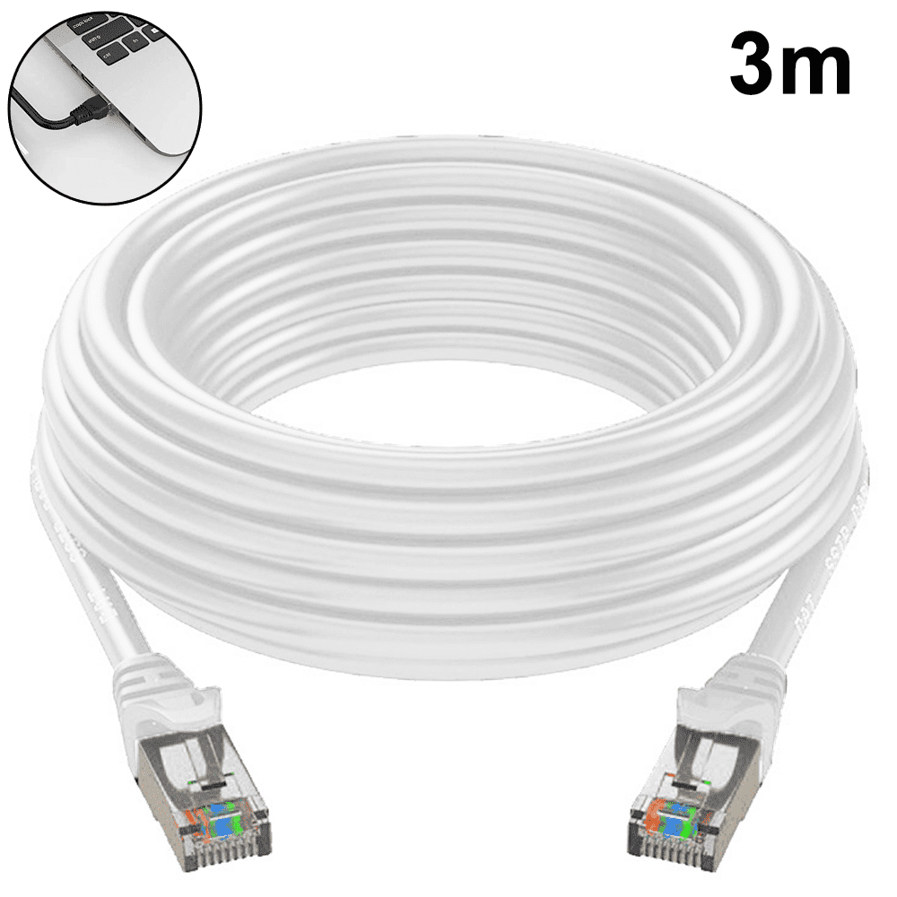 10 Metre Ethernet Lan Cable RJ45 cat5e UTP Suitable for PC to Router Modem for 