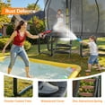 thumbnail image 4 of MERACH Round Trampolines, Kids Adults Pumpkin Trampolines with Basketball Hoop, Enclosure Net, Gift, 10', 4 of 12