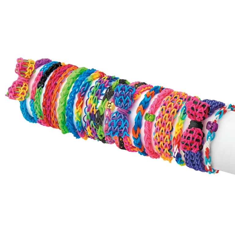 Rainbow Loom Rainbow Loom Rubber Band Bracelet Kit 6,600 Bands Twistz Bandz  - ToyWiz