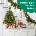 thumbnail image 4 of Bringstar Pre-lit Artificial Mini Christmas Tree, 2ft Tabletop Christmas Tree with 50 LED Lights, 4 of 9