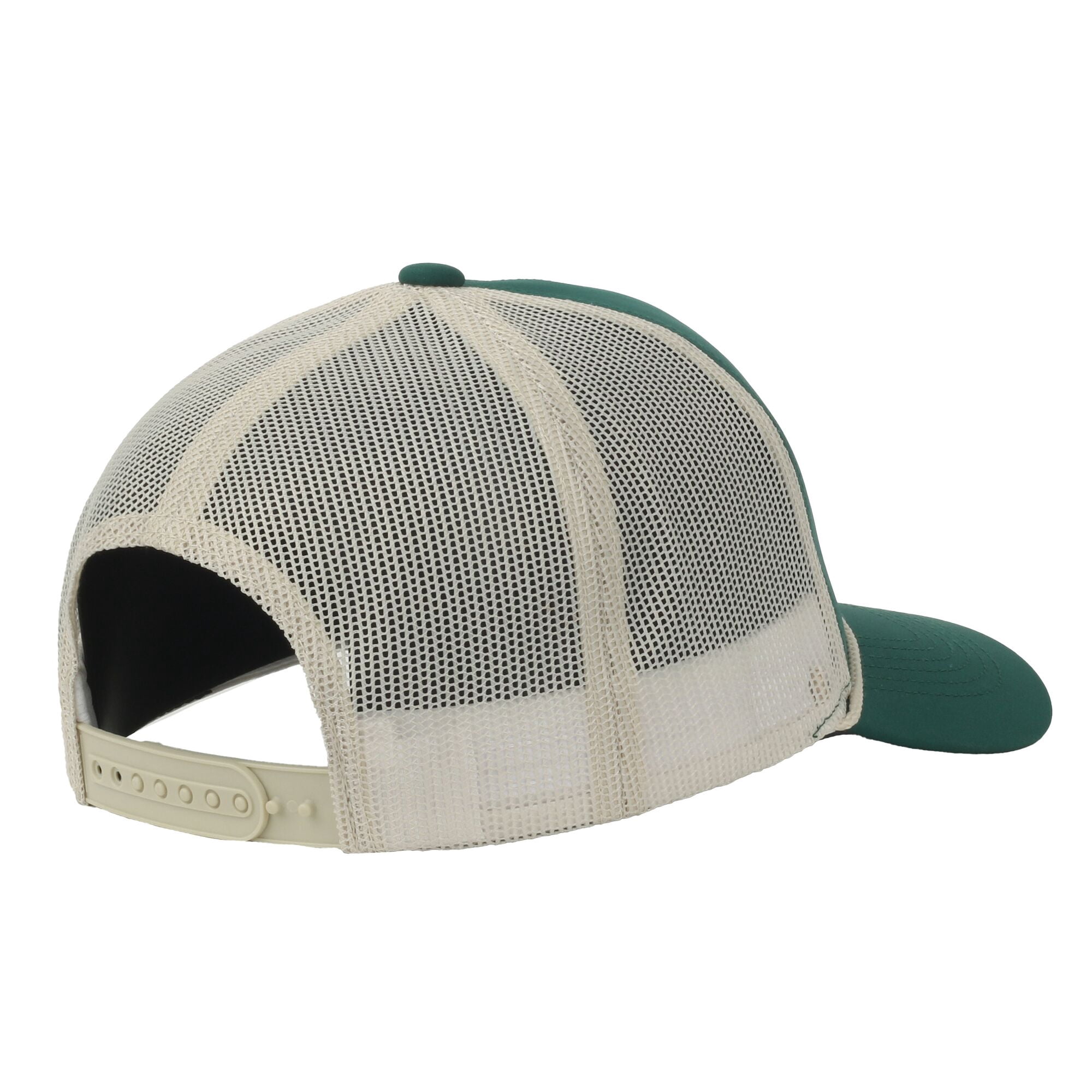Green/Putty Trout 5-Panel Fishing Cap – Structured, Embroidered, Snapback, One Size