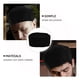 thumbnail image 5 of Gorro de chef profesional FOXNOVO de malla transpirable con correa ajustable - Talla única (Negro), 5 of 7