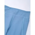 thumbnail image 5 of Yruioon Kids Yoga Gymnastics Pants Dance Ballet Leggings Girls Compression Jogger Sweatpants with Sky Blue 130, 5 of 8