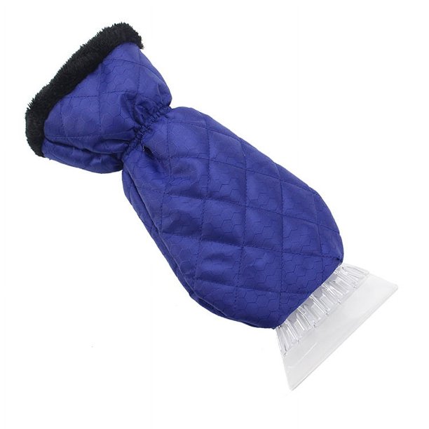 Pala de nieve impermeable negra, pala de hielo, guantes cálidos para el automóvil, pala de nieve