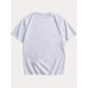 thumbnail image 2 of Camiseta informal para hombre con estampado gráfico "Wooden Spoon Survivor", manga corta, cuello redondo, top veraniego de moda para uso diario, tallas grandes, 1 pieza, 100 % algodón, camiseta inform, 2 of 6