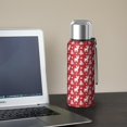 thumbnail image 5 of Christmas 20oz Stainless Steel Thermal Bottle with Tea Filter and Cup Lid, Vacuum Insulated Coffee Mug with 316L Inner Liner, Leakproof Travel Thermos for Office, Commute & Outdoor, 5 of 7