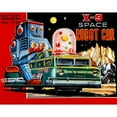 thumbnail image 3 of Retrobot 14x12 Black Modern Framed Museum Art Print Titled - X-9 Space Robot Car, 3 of 5