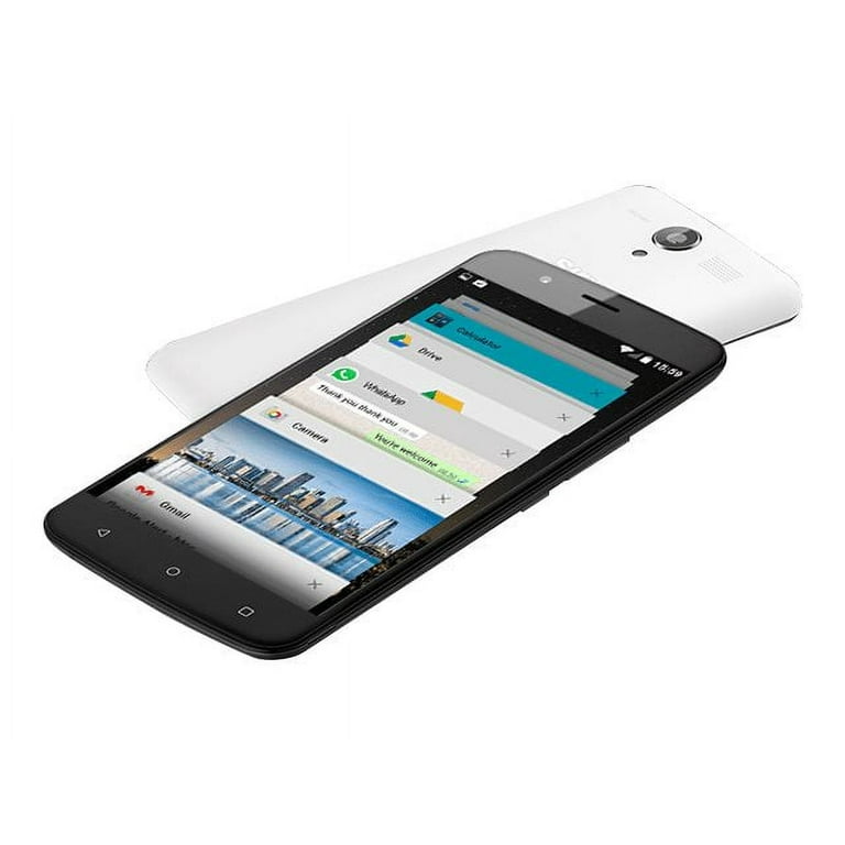 携帯電話本体 skymobile Sky Devices Elite 5.5L+ GSM Unlocked Android Smartphone, White