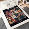 thumbnail image 5 of Personalized Photo Blankets Customized Throw Blankets with Picture Birthday Christmas Anniversary Valentines Mother's Day Gifts for Mom Women Best Friends Couple 6 Pictures Blankets, 5 of 5