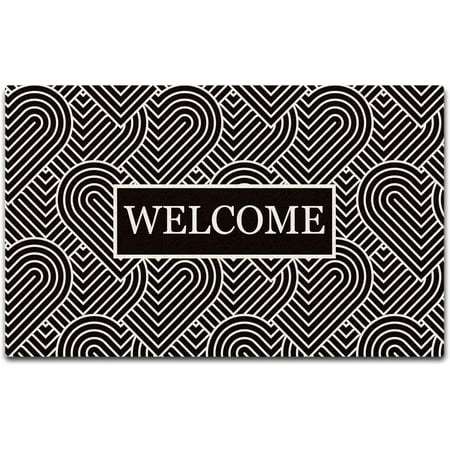 

발매트 Flora Welcome Door Mat Non Slip Rubber Entrance Doormat Outdoor Foot Room Floor Mat Waterproof Entryway Rug Home r