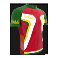 thumbnail image 1 of Suriname Full Zipper Bike Short Sleeve Cycling Jersey  for Men - Size L, 1 of 4