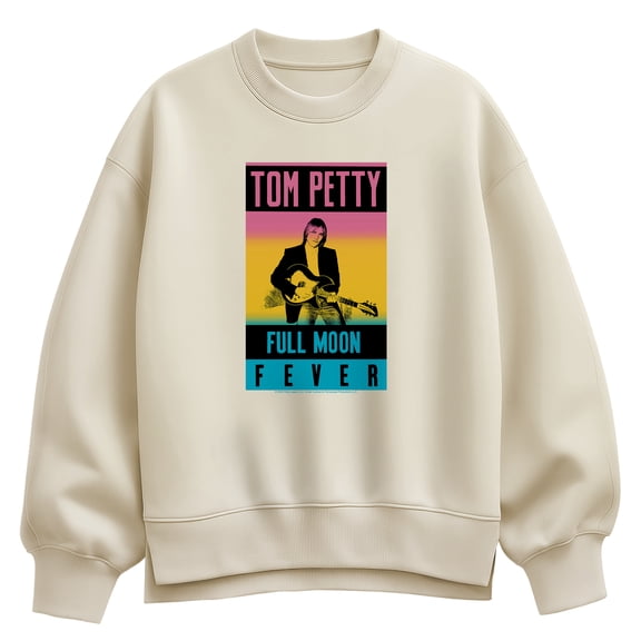 Tom Petty - Full Moon Fever - Women's Oversized Fleece Crew Sweatshirt