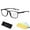 Black, variant on Converisely Fashionable Silicone Sports Reading Glasses, Ultra-Light Anti-Blue Multifocal Reading Glasses for Women