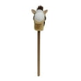 thumbnail image 5 of Kid Connection Plush Riding Stick Horse, Brown, Ages 3+, Toddler Toys, 5 of 7