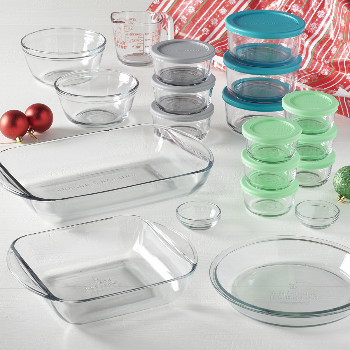 Anchor Hocking Glass Food Storage Containers & Glass Baking Dishes, 32 Piece Set - image 3 of 6