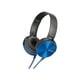 thumbnail image 1 of Auriculares Sony MDR-XB450AP Extra Bass Blue con micrófono, 1 of 3