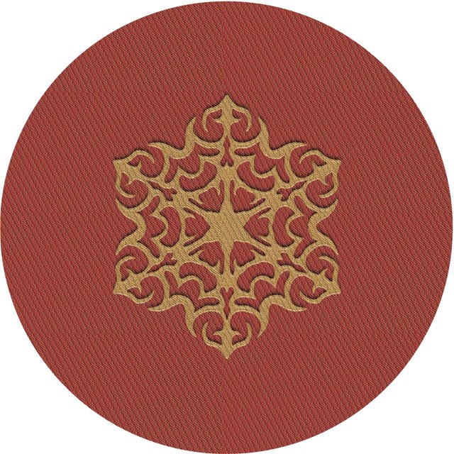 Ahgly Company Tapis d'Intérieur Lavable en Machine Carré Rouge Pamplemousse, 3 Pieds Carré