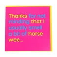 thumbnail image 1 of Gubblecote Horse Wee Greetings Card, 1 of 1