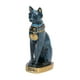 thumbnail image 4 of Estatua de Bastet, la diosa gata egipcia. Escultura clásica coleccionable del Antiguo Egipto. Azul 20 cm de alto, 4 of 9