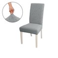 thumbnail image 1 of Labymos Dining Chair Slipcover, High Stretch Removable Chair Cover Washable Chair Seat Protector Cover, Jacquard, 1 of 8
