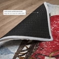 thumbnail image 6 of Addison Rugs Dream Shag Premium Machine Washable Transitional Santa Sleigh Blue Rectangle Rug, 3' x 5', 6 of 8