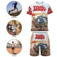 thumbnail image 5 of Tom And Jerry Boys Girls Short Sleeve Mesh T-Shirt And Shorts Outfit Set Summer Clothes Set for Kids, 5 of 8