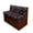 Bat and Moon Pattern, variant on XYZCANDO Stretch 2-Piece Hibiscus RV Dinette Booth Seat Covers - Washable Protective Camper Furniture Covers