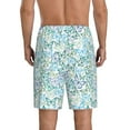 thumbnail image 4 of Lsque Butterflies Mens Sleep Pajama Shorts,Short Pajama Pants, Cotton Ultra-Soft Knit-3X-Large, 4 of 9