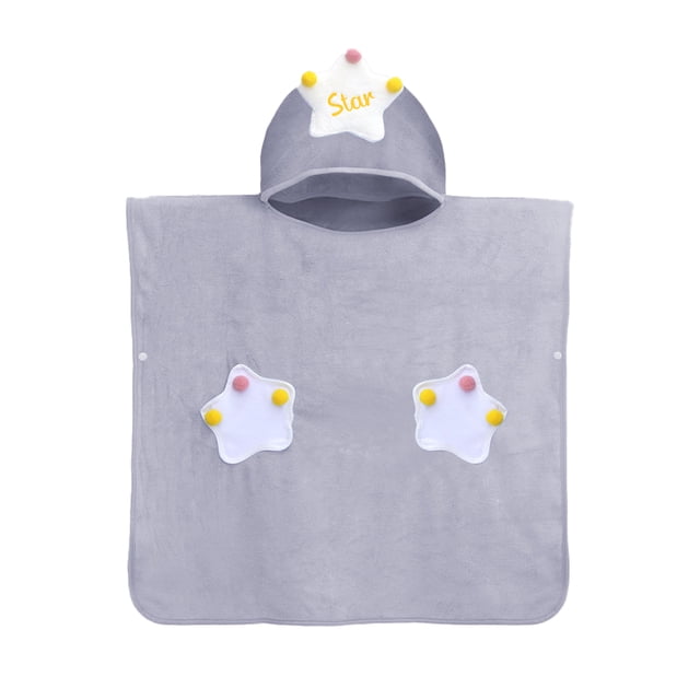 Soft cotton loop Hooded bath towel with hat bath/pool/beach