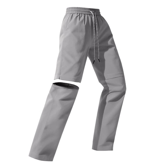 WXFAZCVU Girls Convertible Hiking Pants Kids Zip Off Pants Teen Outdoor Lightweight Trousers Size 5-6 Years